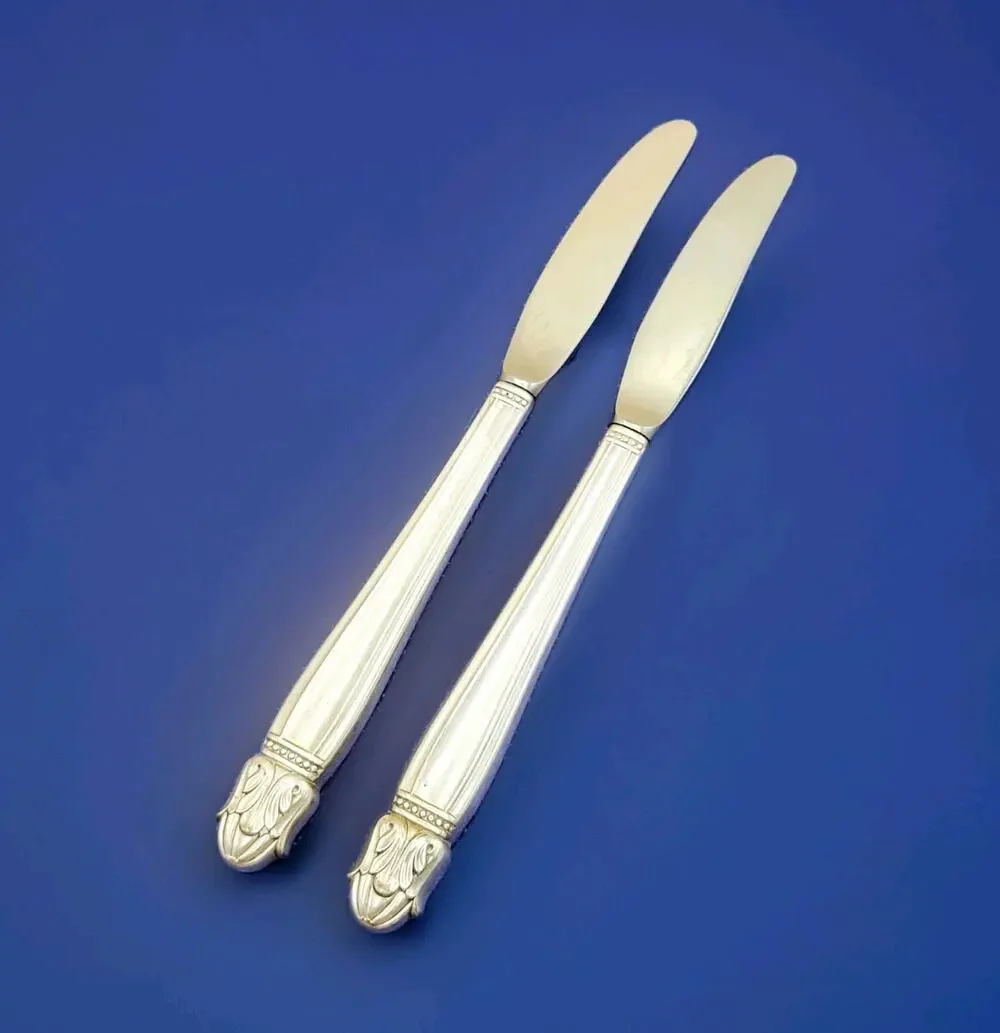 Holmes & Edwards International Silver Danish Princess Master Butter Knive Set 2
